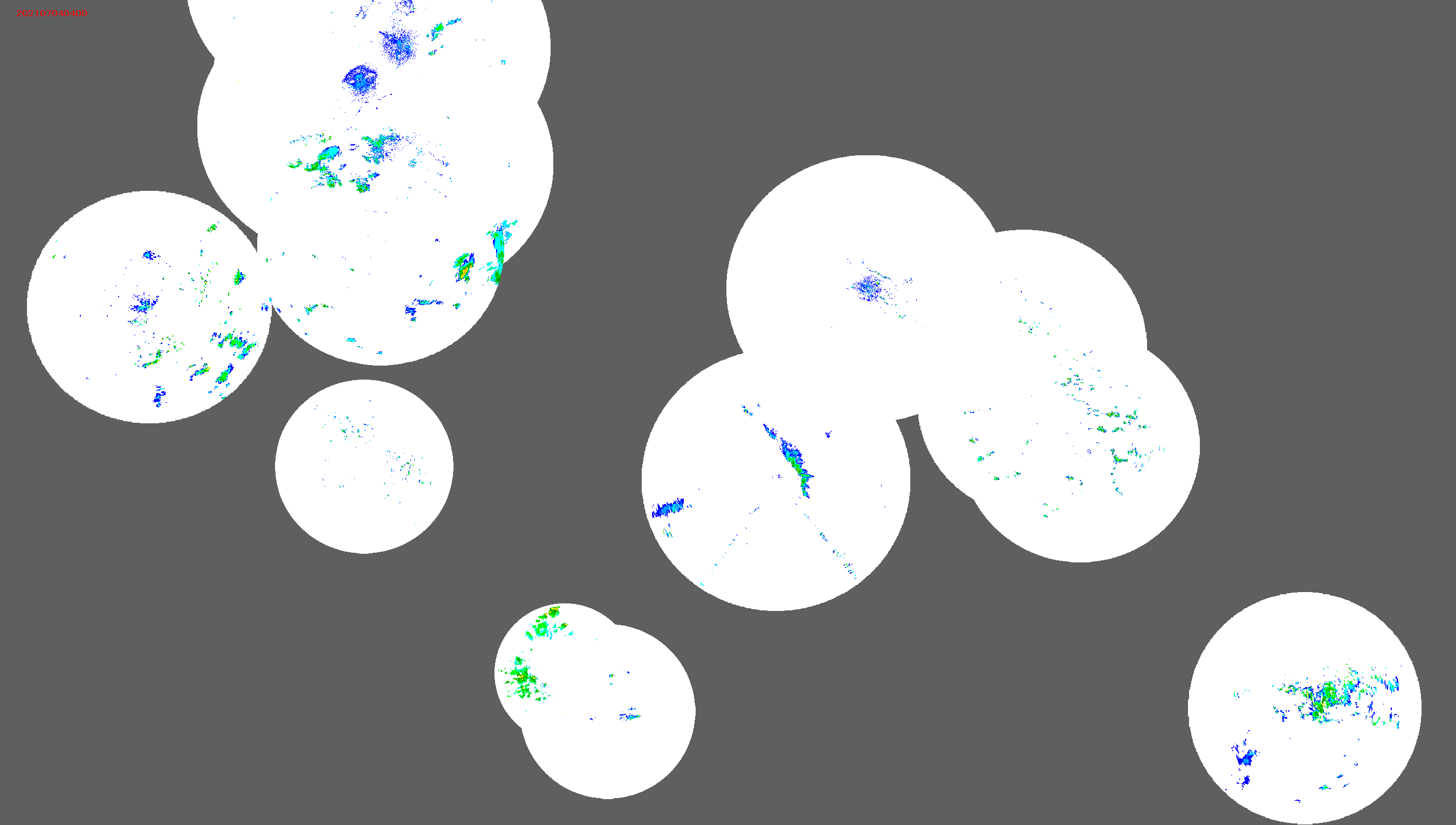 Barbados Weather Caribbean Radar Mosaic Animation for Invest 95L (Elsa 2021)
