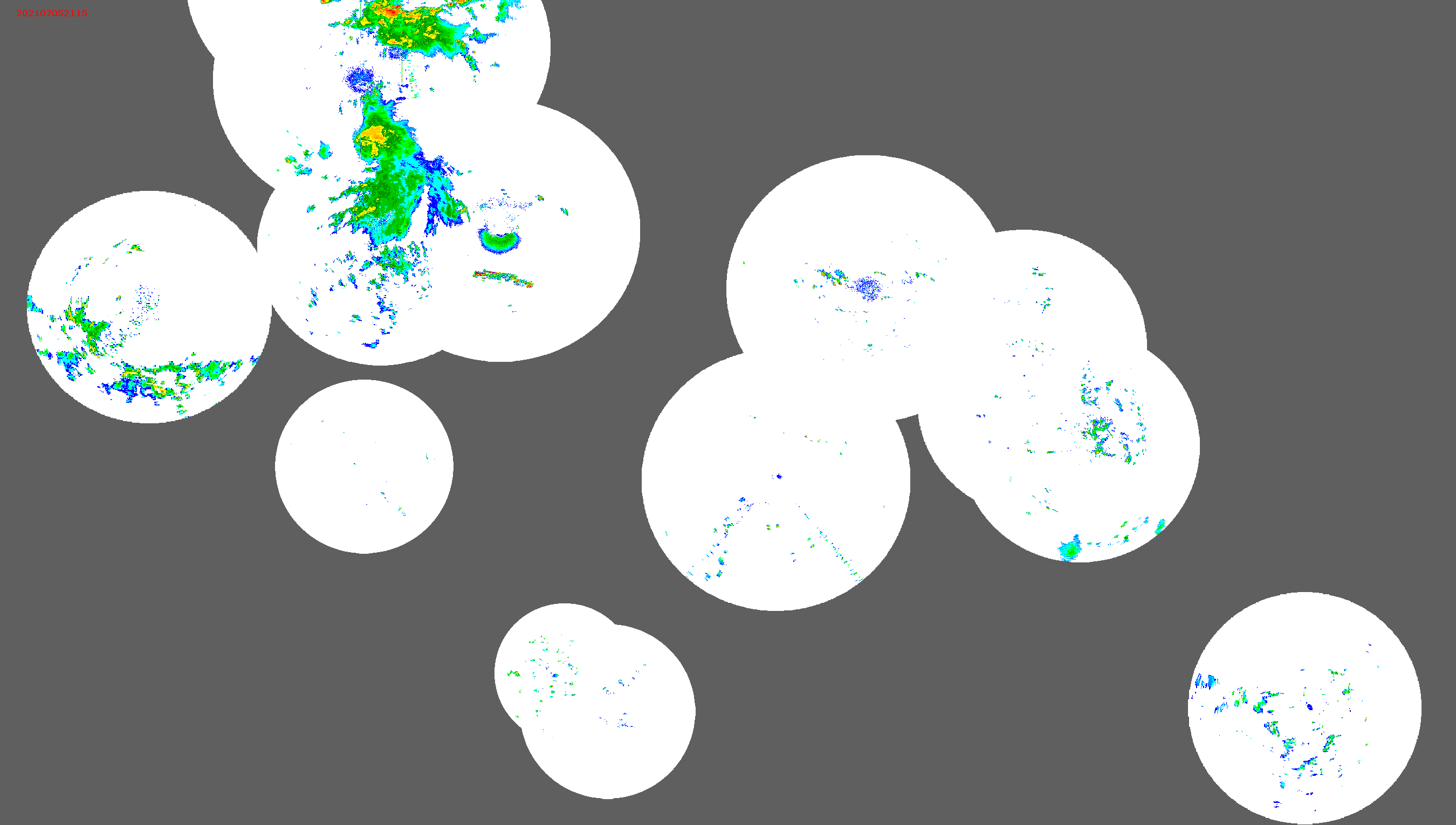 Barbados Weather Caribbean Radar Mosaic Animation for Invest 95L (Elsa 2021)