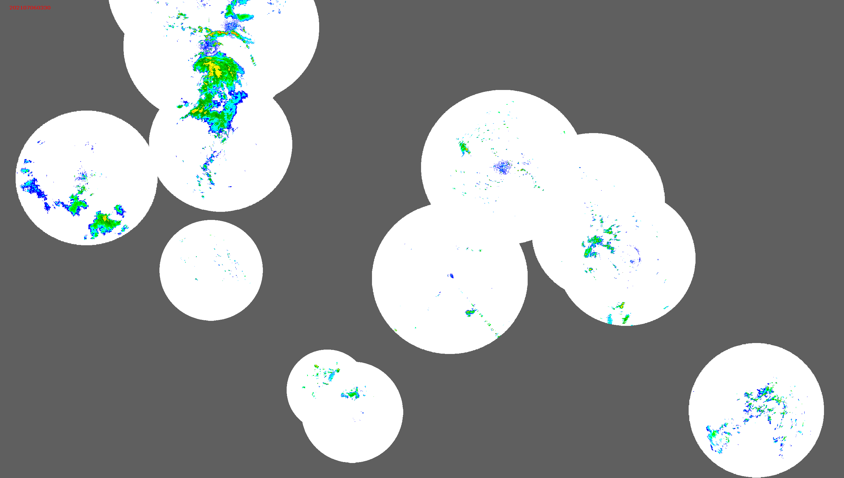 Barbados Weather Caribbean Radar Mosaic Animation for Invest 95L (Elsa 2021)
