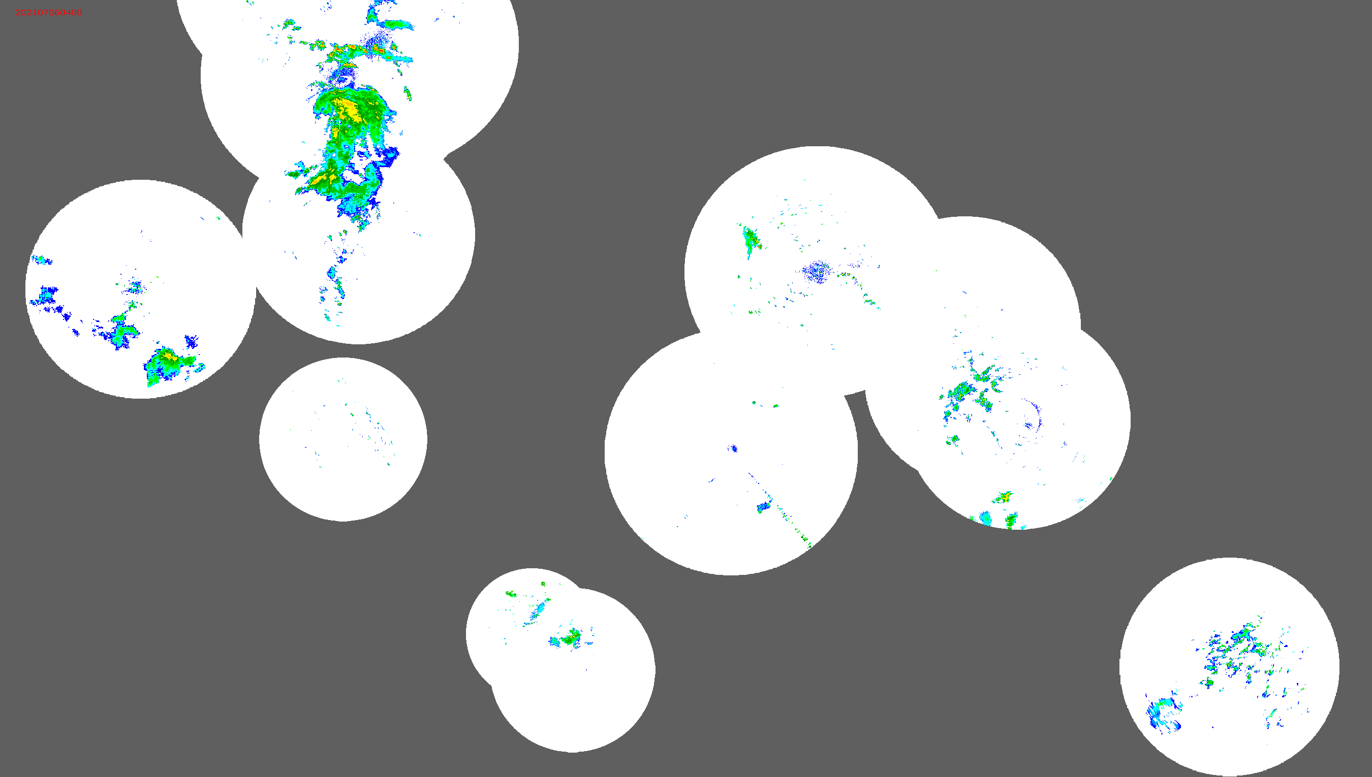 Barbados Weather Caribbean Radar Mosaic Animation for Invest 95L (Elsa 2021)