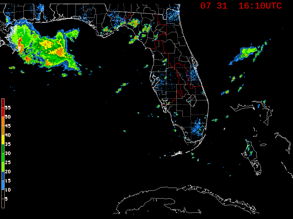Florida Radar Recording From SFWMD for 90L(July 2021)