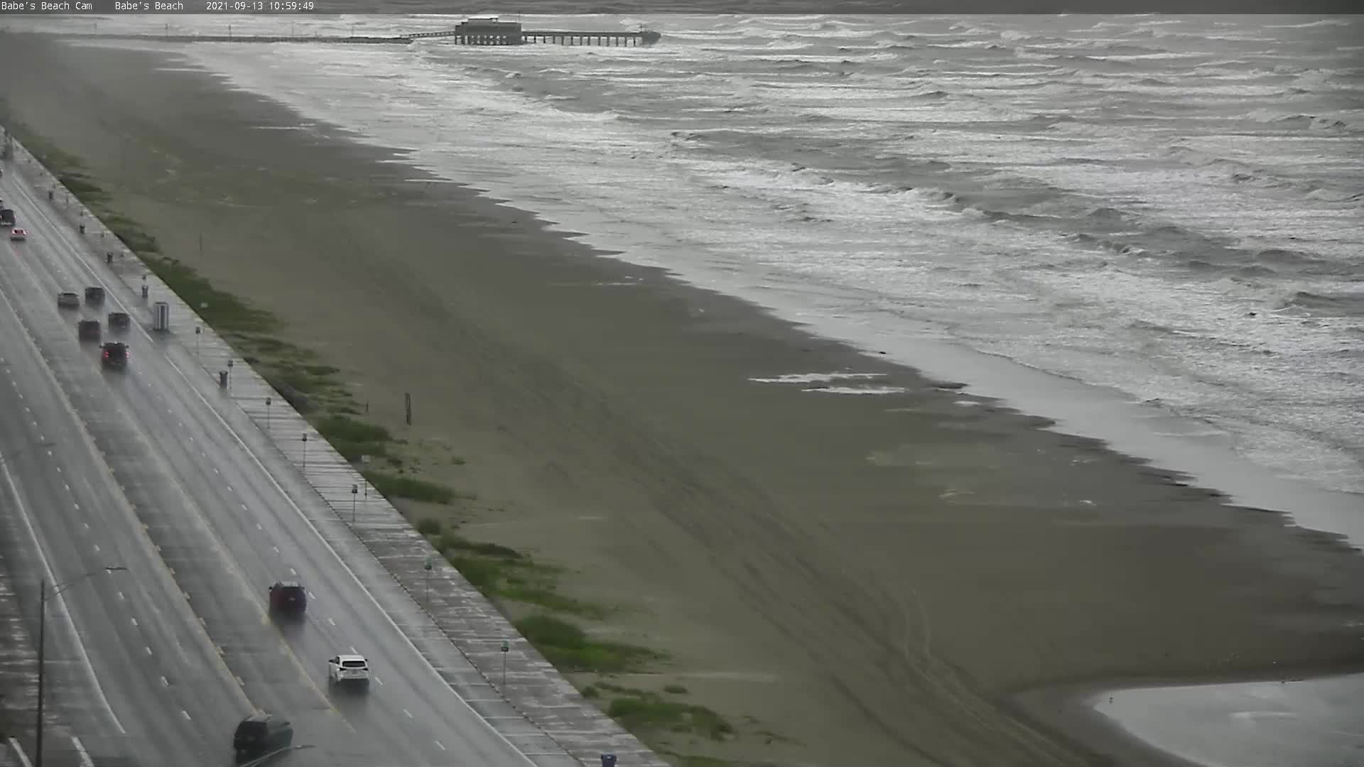 Galveston Beach Cam - Nicholas (2021)