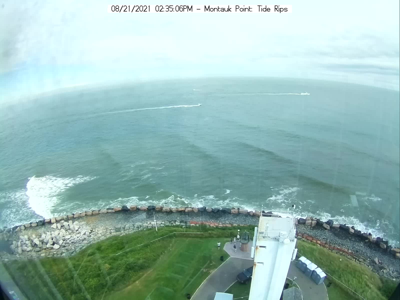 Montauk Point Lighthouse Tide Rips Henri (2021)