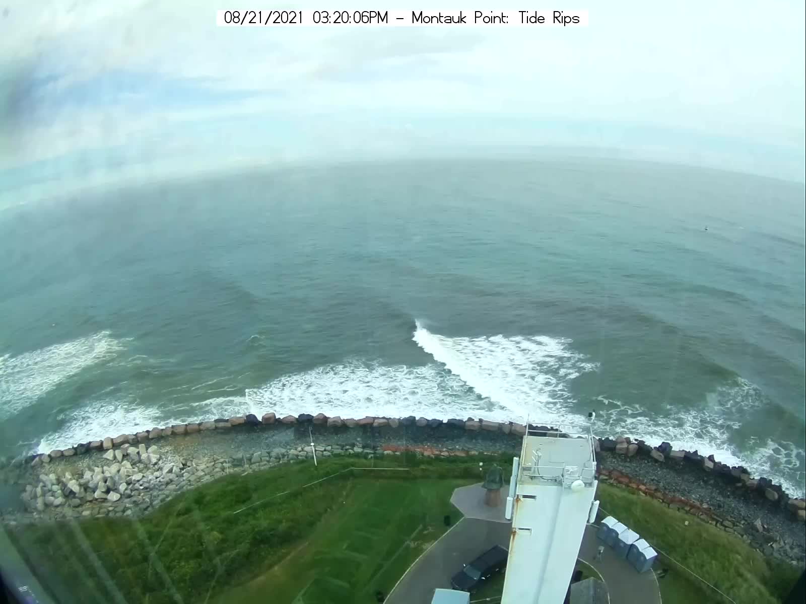 Montauk Point Lighthouse Tide Rips Henri (2021)