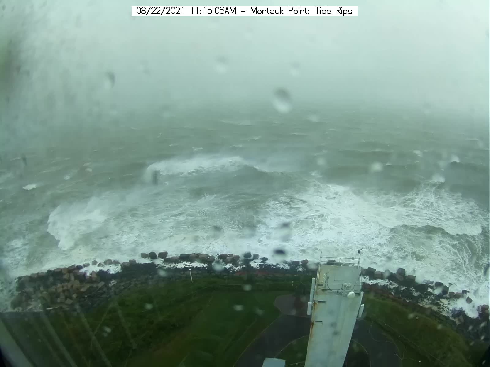 Montauk Point Lighthouse Tide Rips Henri (2021)