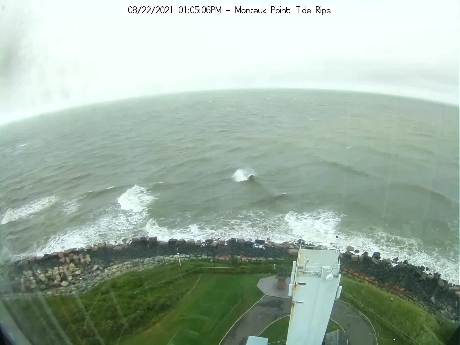 Montauk Point Lighthouse Tide Rips Henri (2021)