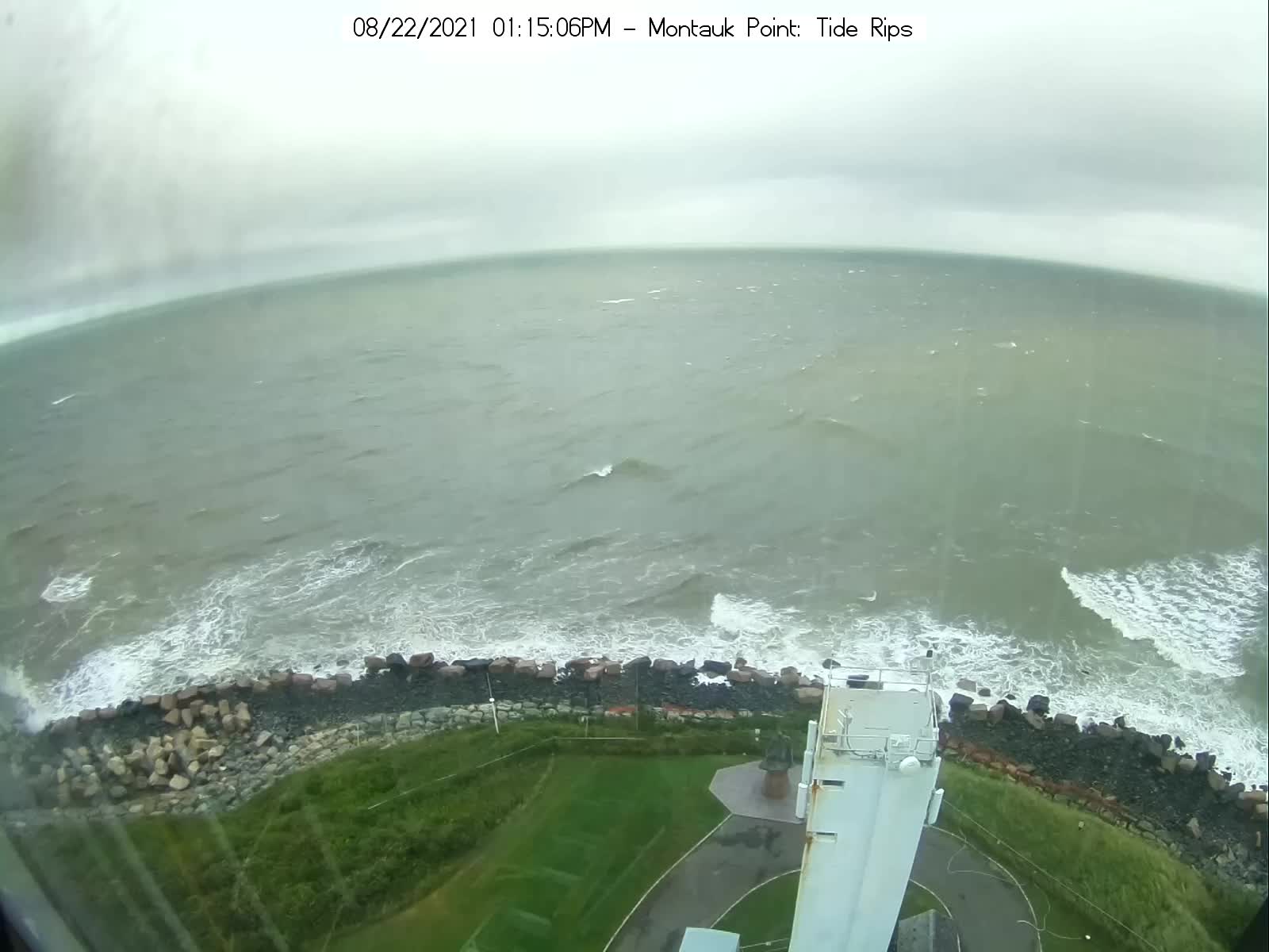 Montauk Point Lighthouse Tide Rips Henri (2021)