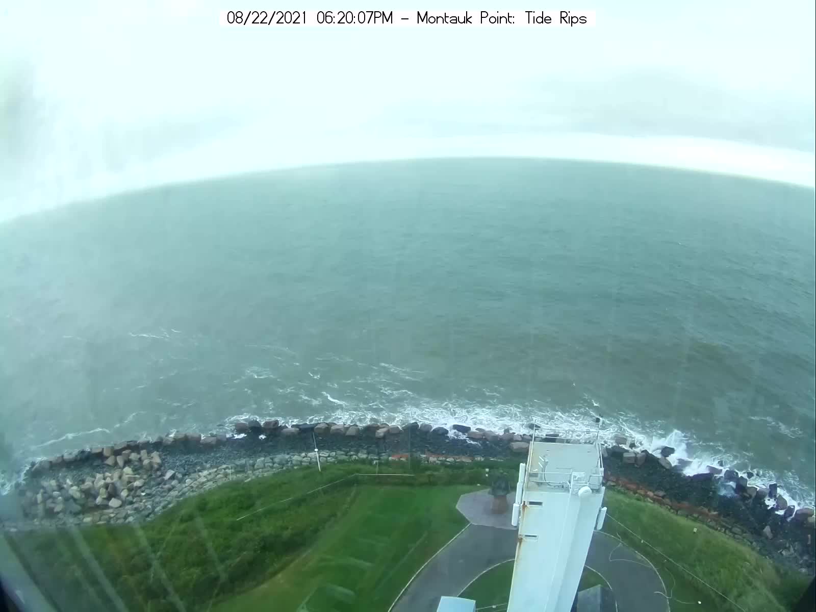Montauk Point Lighthouse Tide Rips Henri (2021)