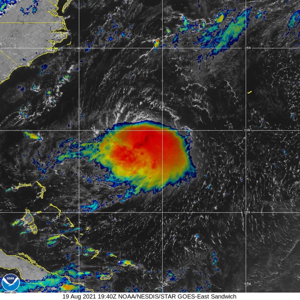 Henri Satellite Image Recording (2021)