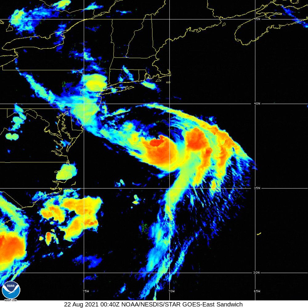 Henri Satellite Image Recording (2021)