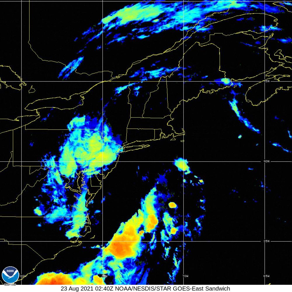 Henri Satellite Image Recording (2021)