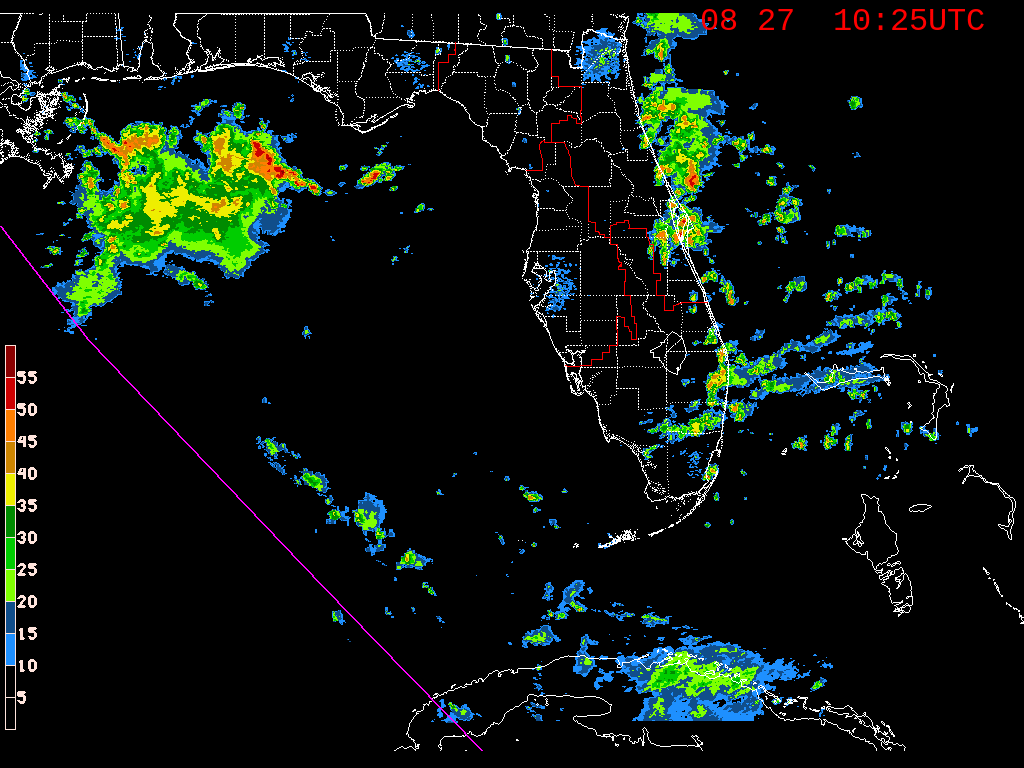 Florida Radar Recording From SFWMD for Ida (2021)