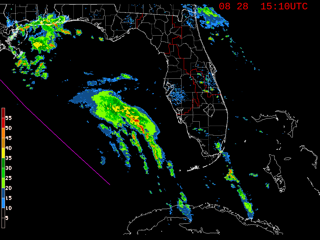 Florida Radar Recording From SFWMD for Ida (2021)