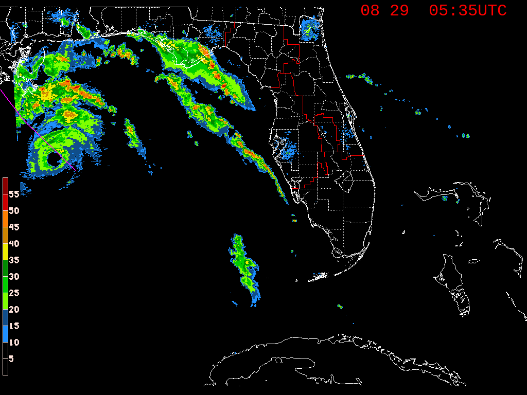 Florida Radar Recording From SFWMD for Ida (2021)