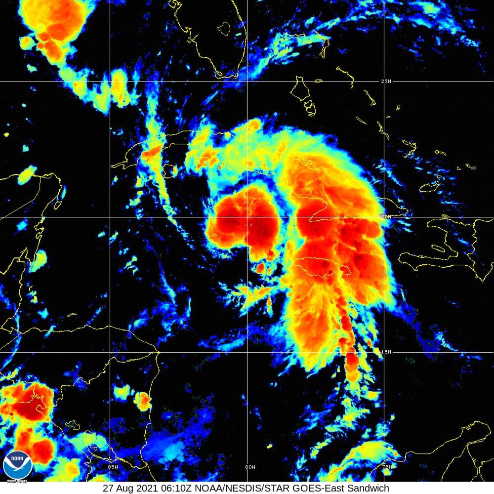 Ida Satellite Image Recording (2021)