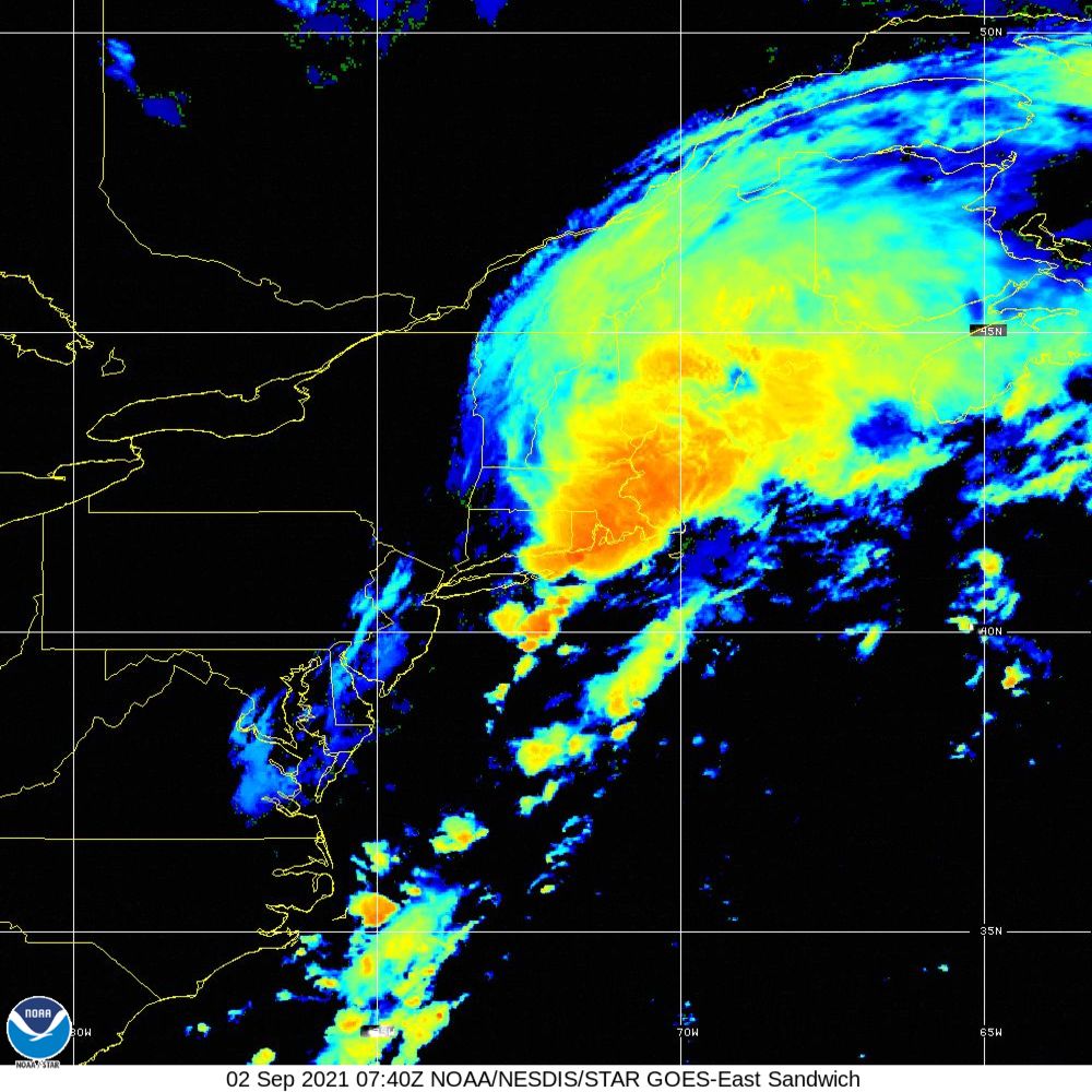 Ida Satellite Image Recording (2021)