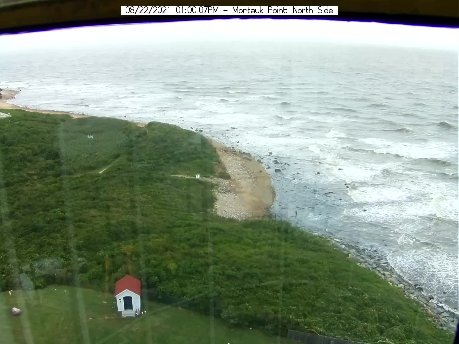 Montauk Point Lighthouse North Side Henri (2021)