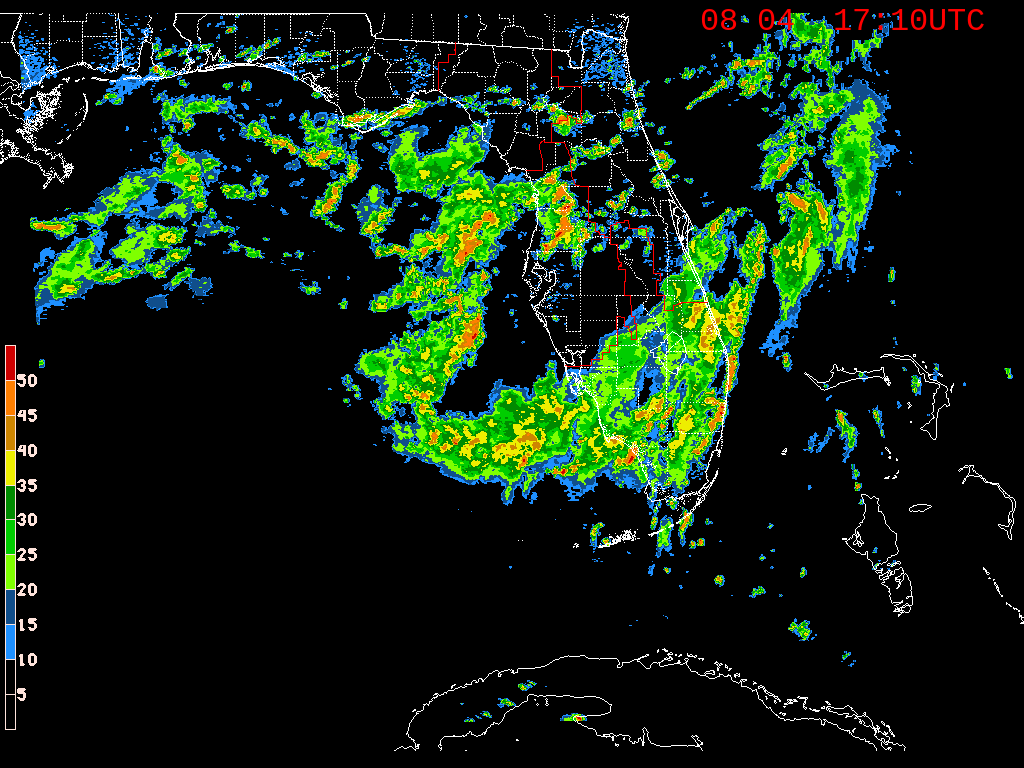 Florida Radar Recording From SFWMD for Elsa (2021)