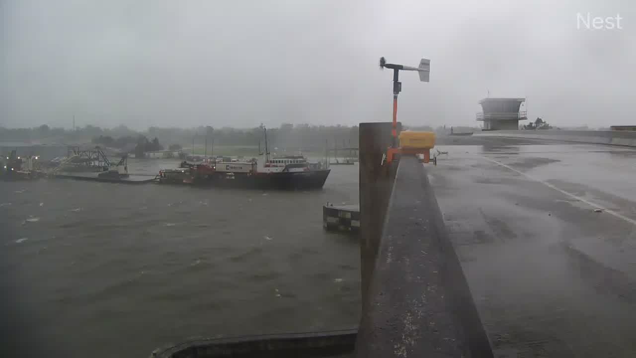 Houma, LA  Barrow St Bridge HT Ida (2021)