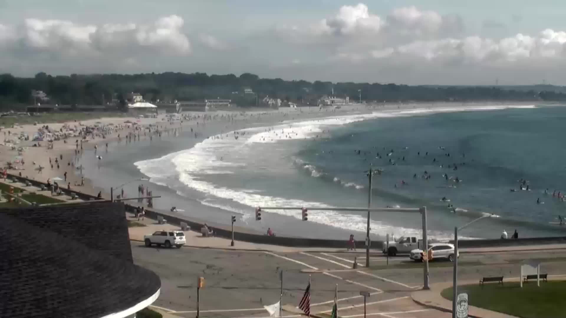 Narragansett Town Beach â€“ Narragansett, RI  Henri (2021)