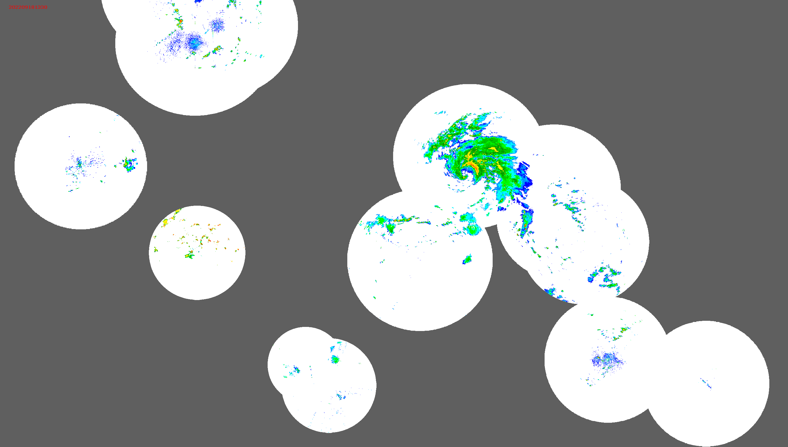 Barbados Weather Caribbean Radar Mosaic Animation for Fiona (2022)