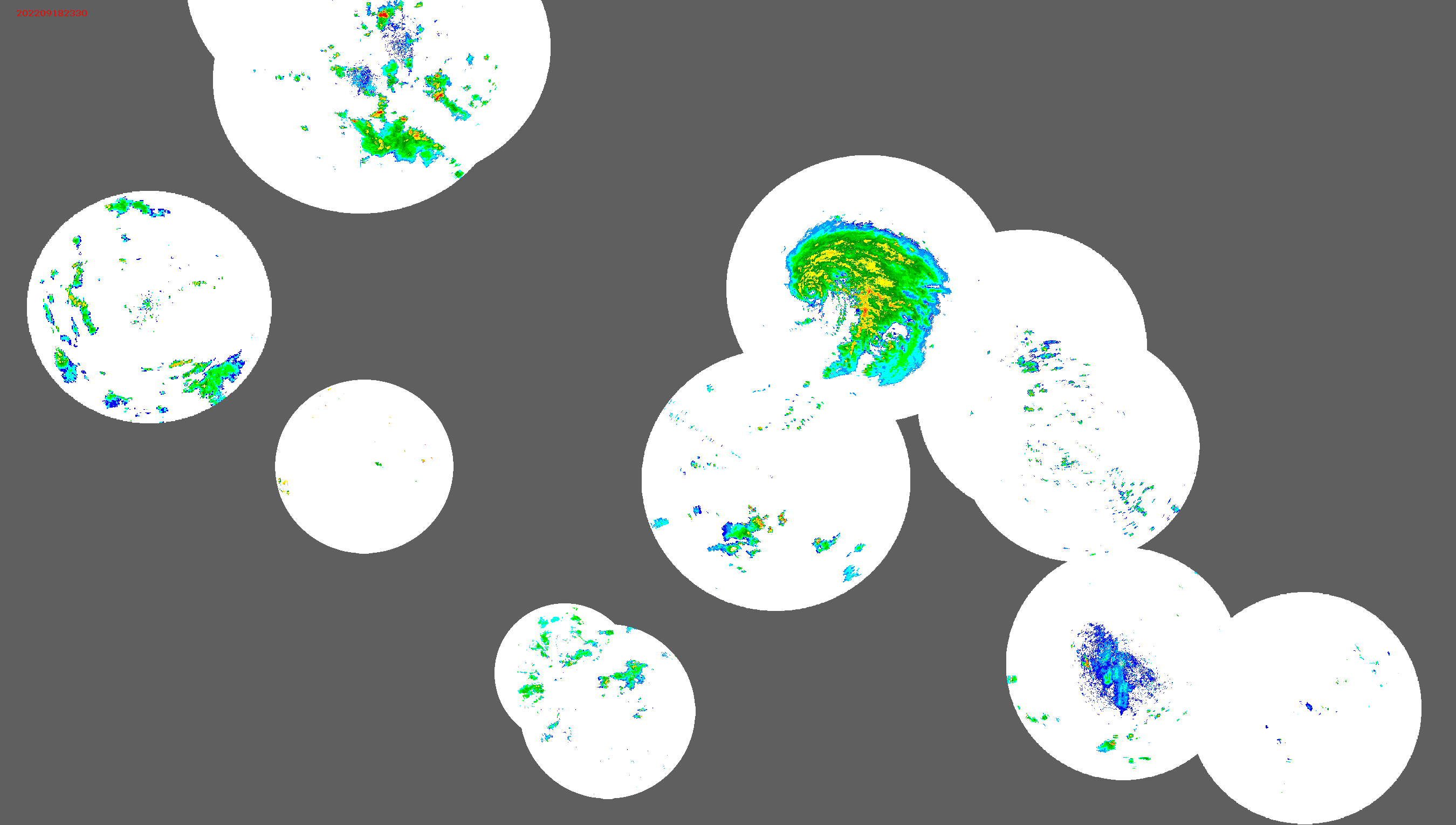 Barbados Weather Caribbean Radar Mosaic Animation for Fiona (2022)