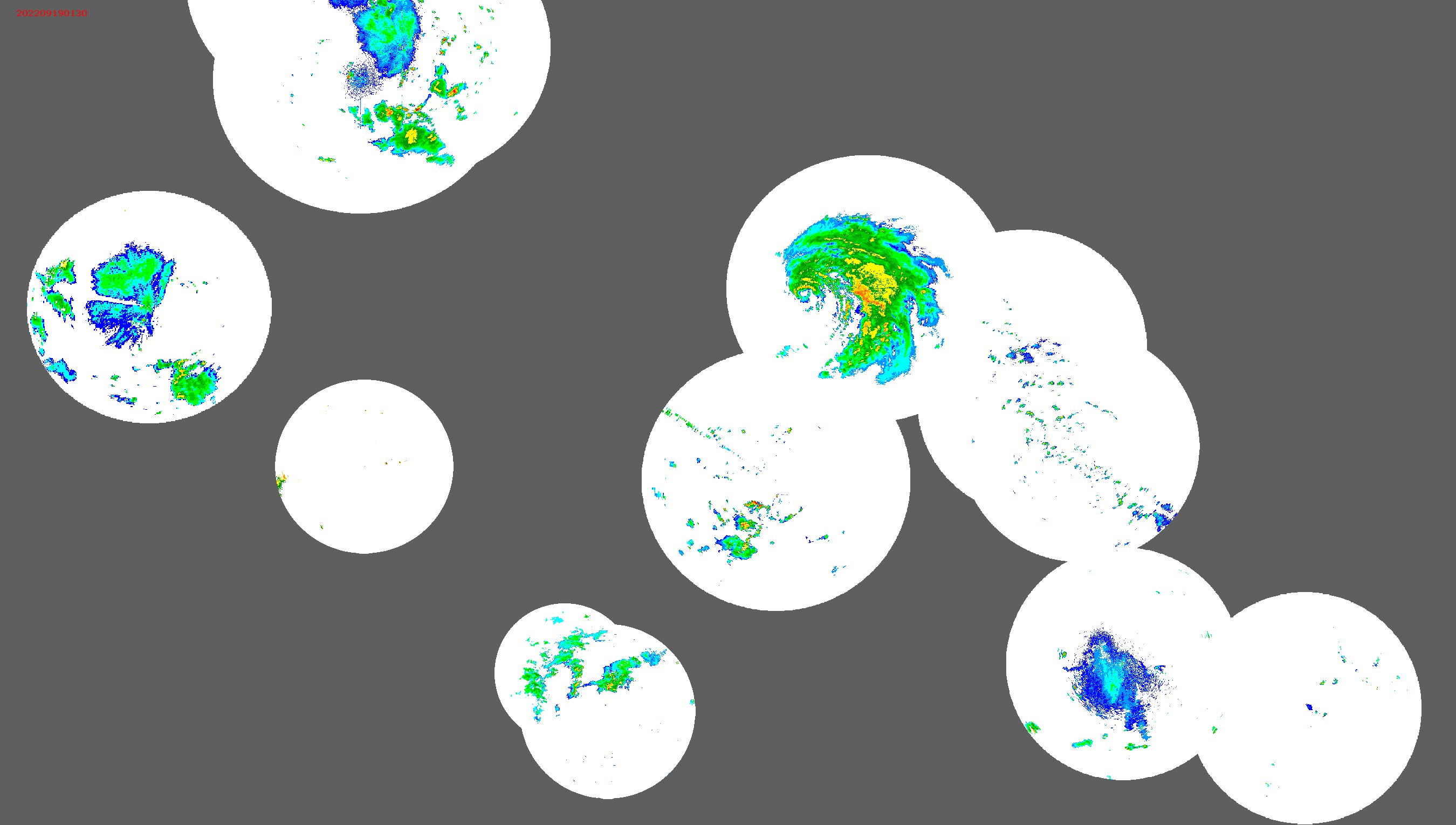 Barbados Weather Caribbean Radar Mosaic Animation for Fiona (2022)