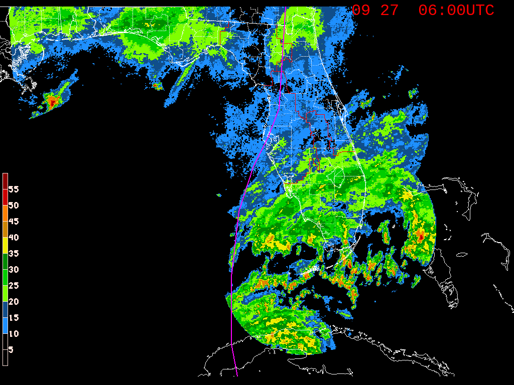 Florida Radar Recording From SFWMD for Ian (2022)