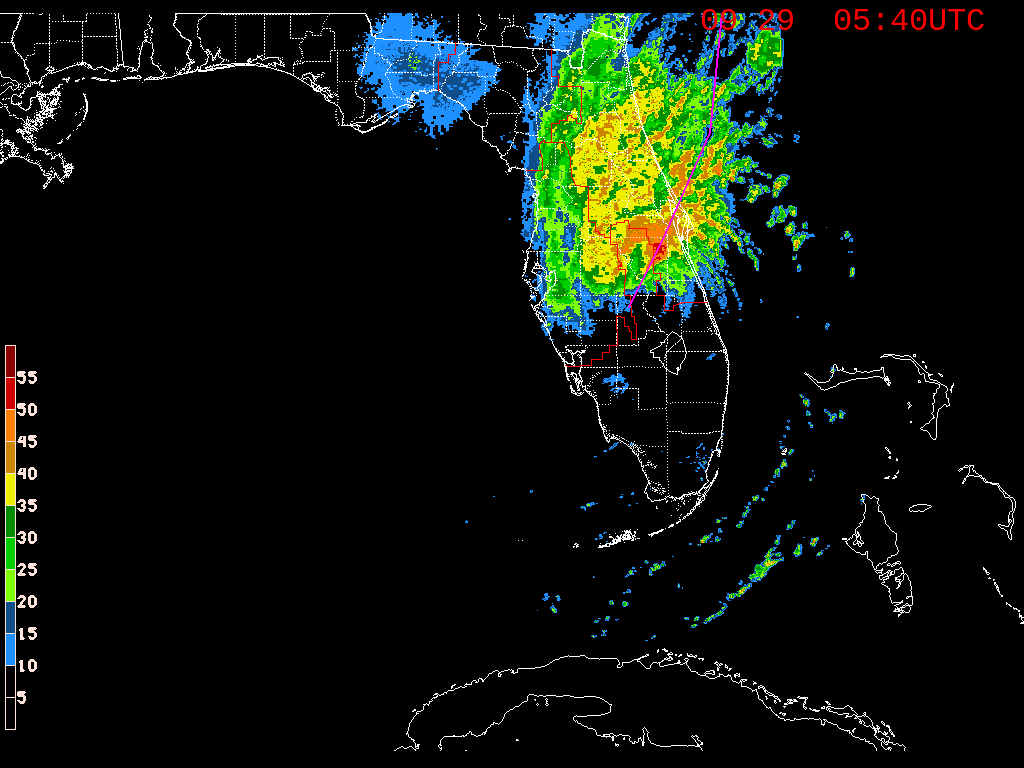 Florida Radar Recording From SFWMD for Ian (2022)