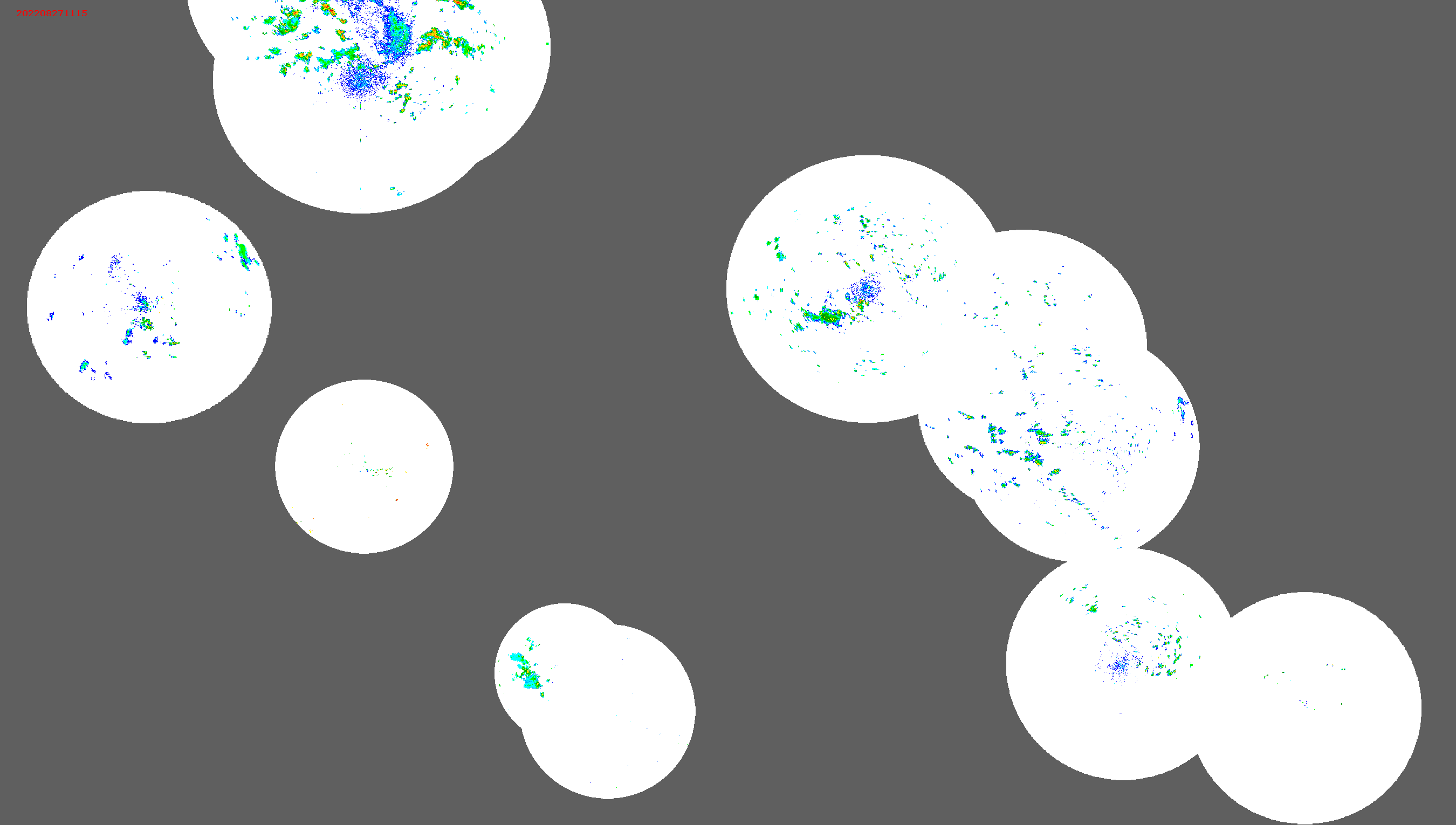 Barbados Weather Caribbean Radar Mosaic Animation for Late August Wave (2022)