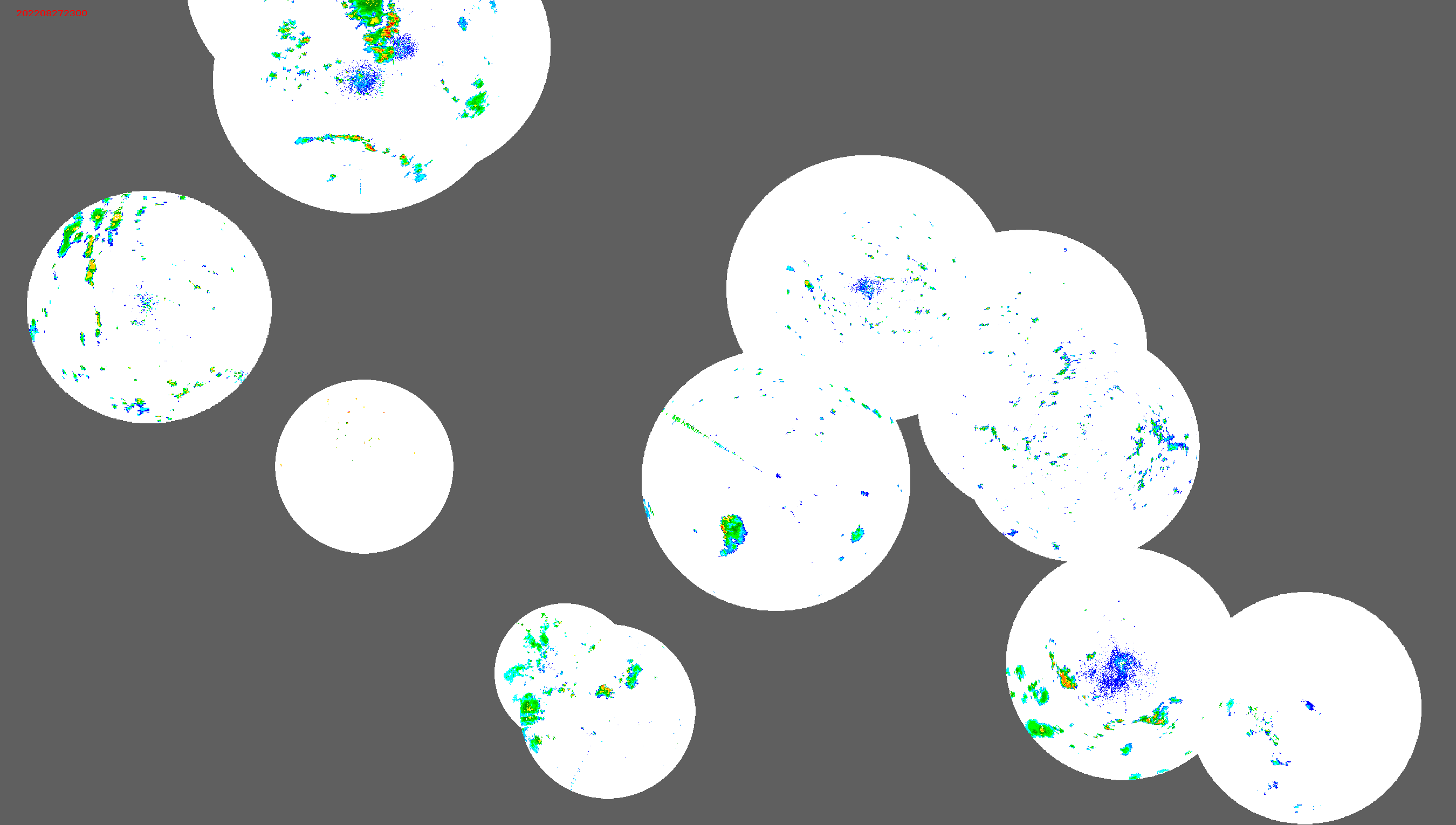 Barbados Weather Caribbean Radar Mosaic Animation for Late August Wave (2022)