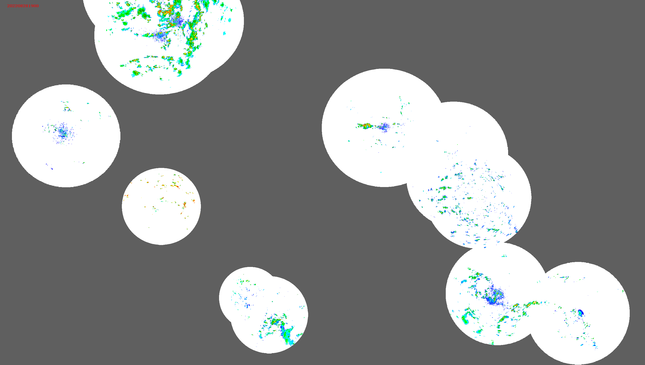 Barbados Weather Caribbean Radar Mosaic Animation for Late August Wave (2022)