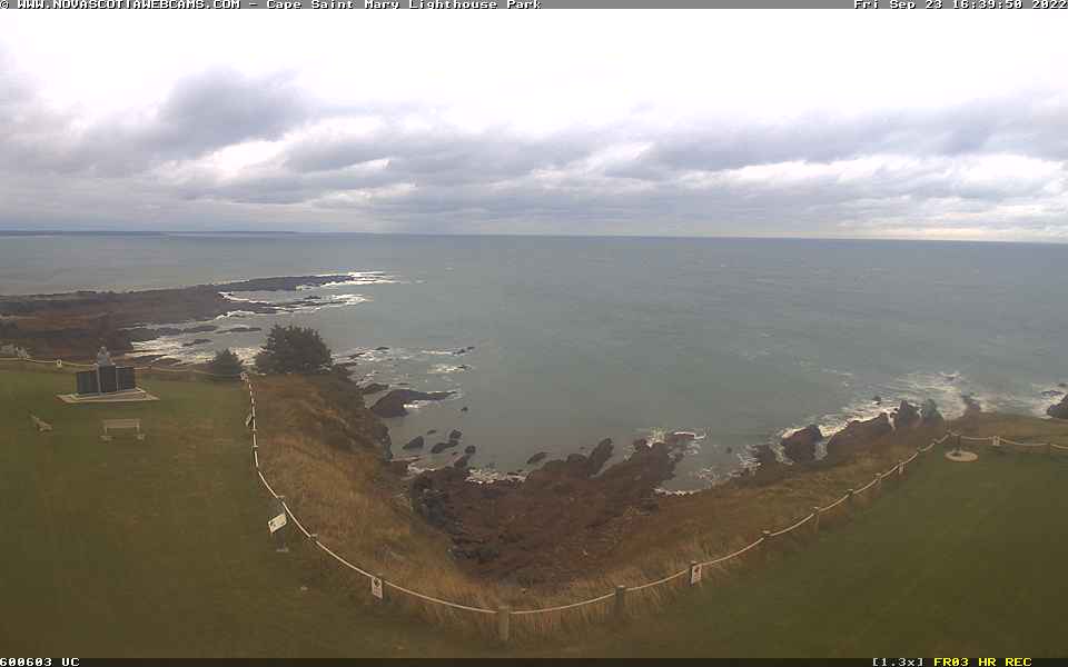 Cape Saint Mary, NS Lighthouse Park Cam Fiona (2022)