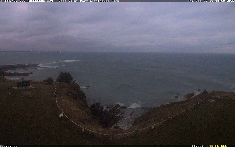 Cape Saint Mary, NS Lighthouse Park Cam Fiona (2022)