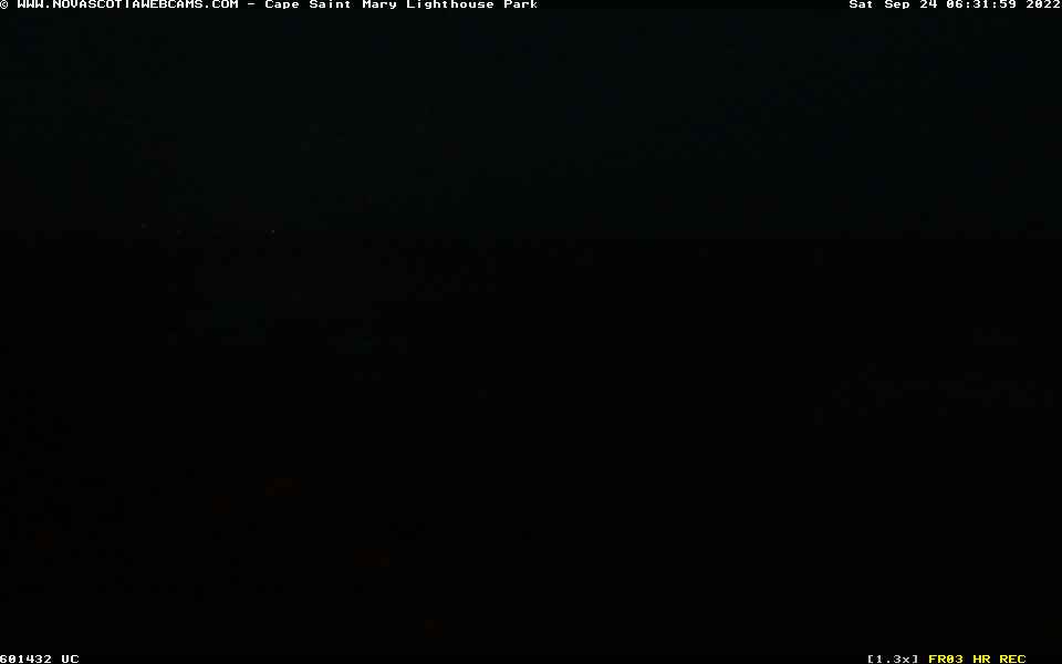 Cape Saint Mary, NS Lighthouse Park Cam Fiona (2022)