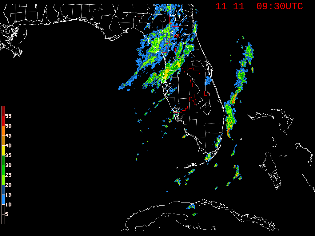 Florida Radar Recording From SFWMD for Nicole (2022)