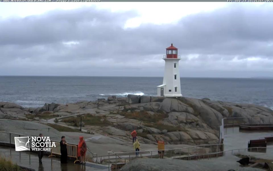 Peggy's Cove, NS Lighthouse Fiona (2022)
