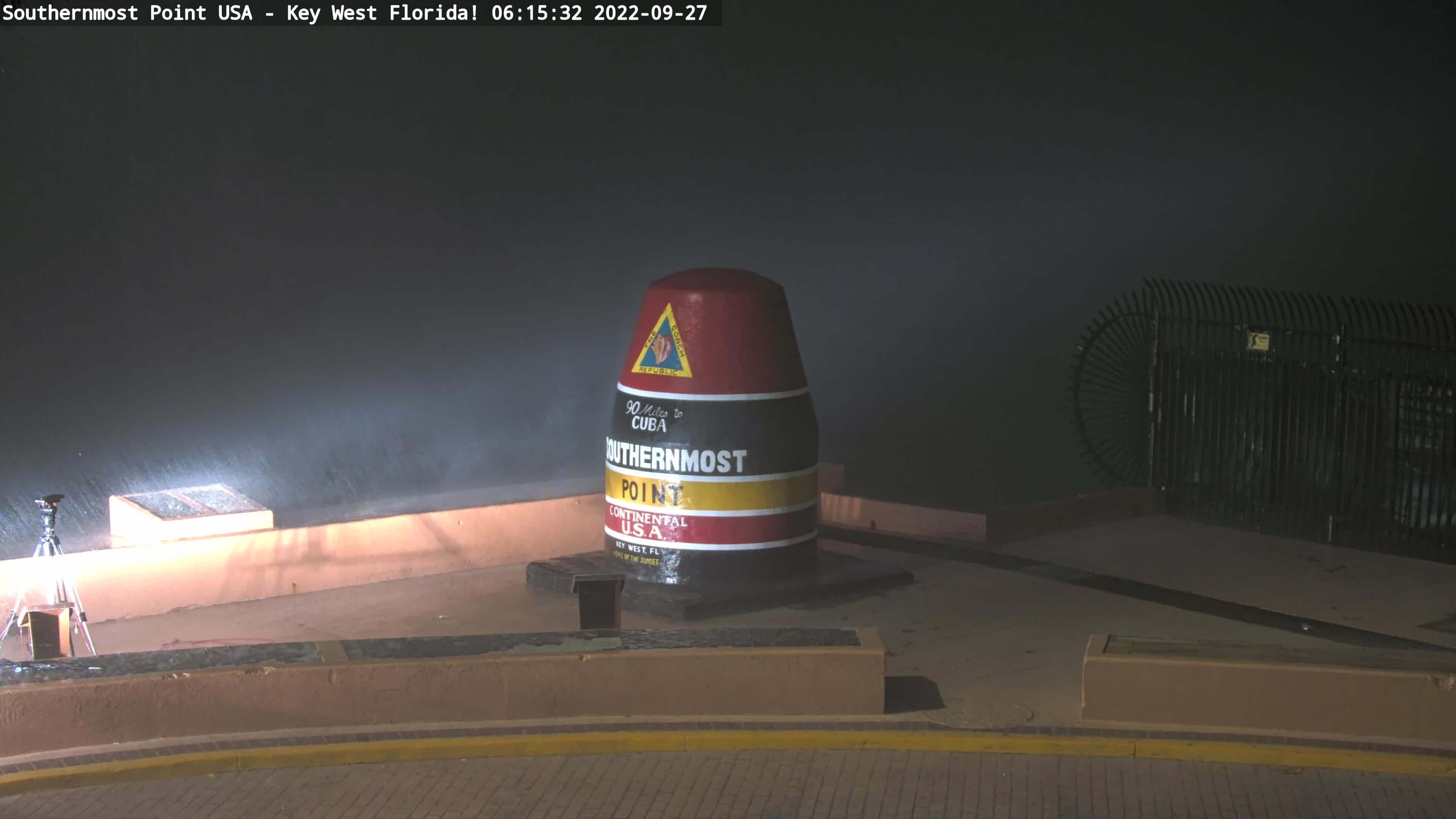 Southernmost Point Webcam Ian (2022)