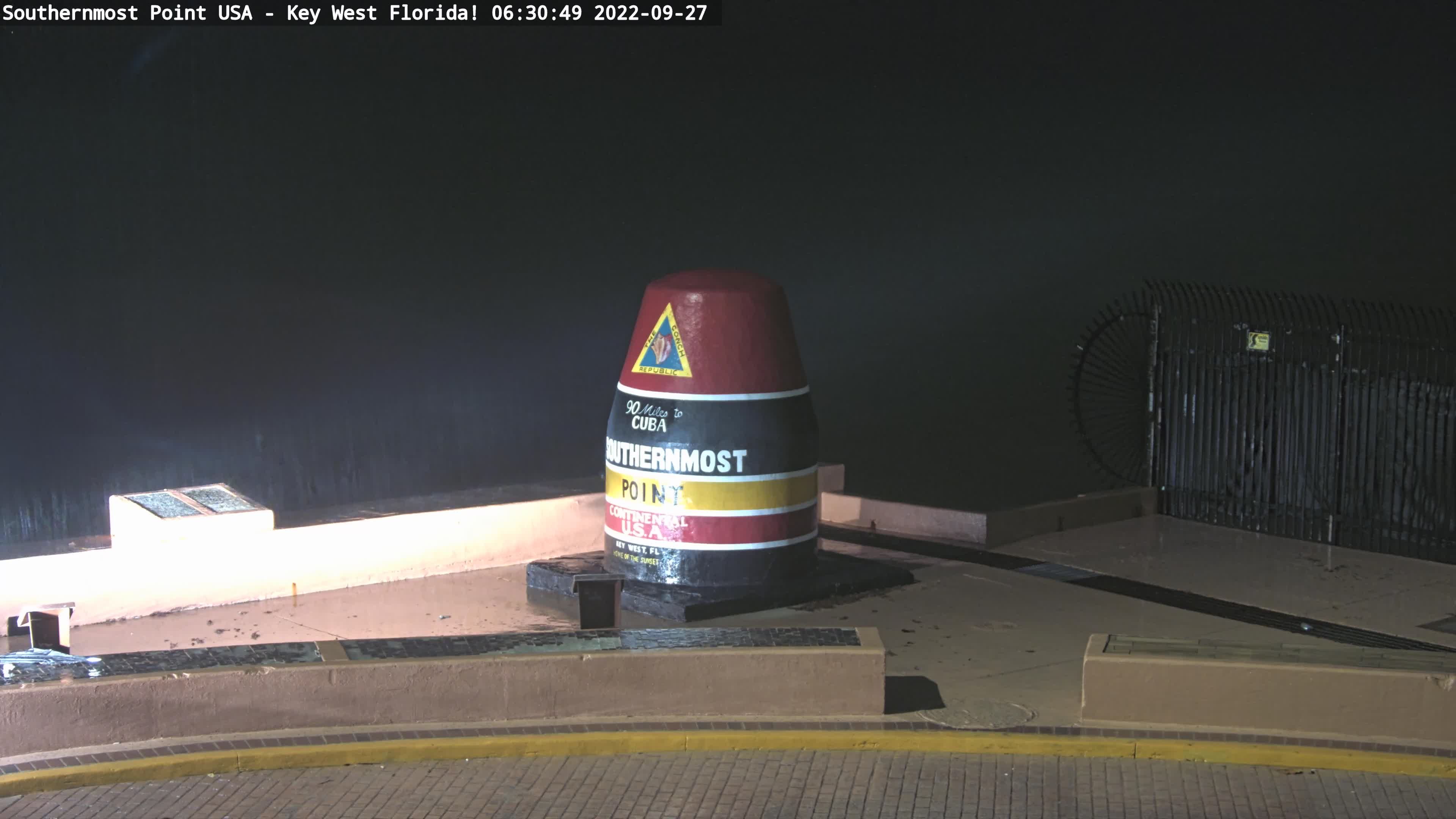 Southernmost Point Webcam Ian (2022)