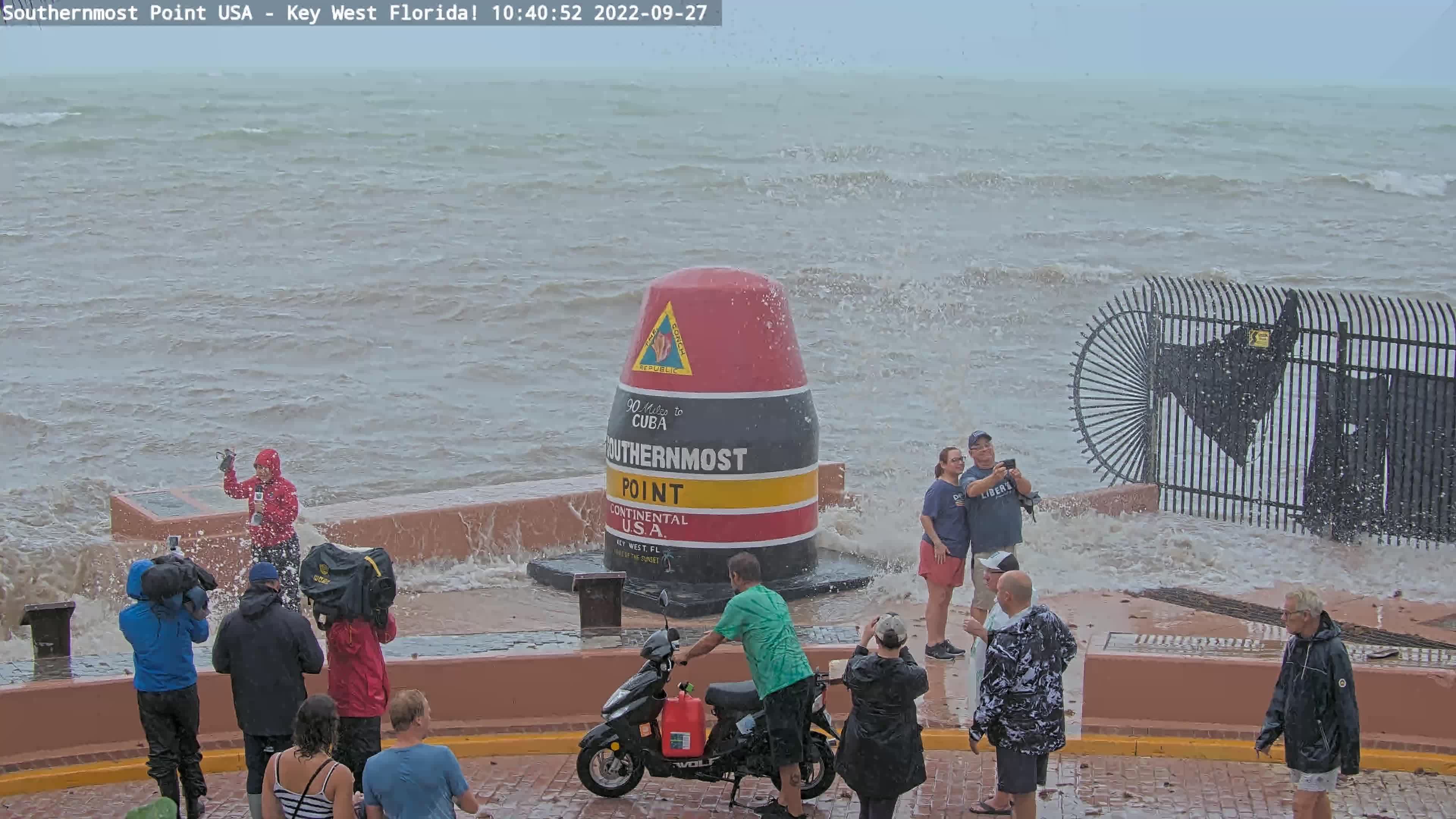 Southernmost Point Webcam Ian (2022)