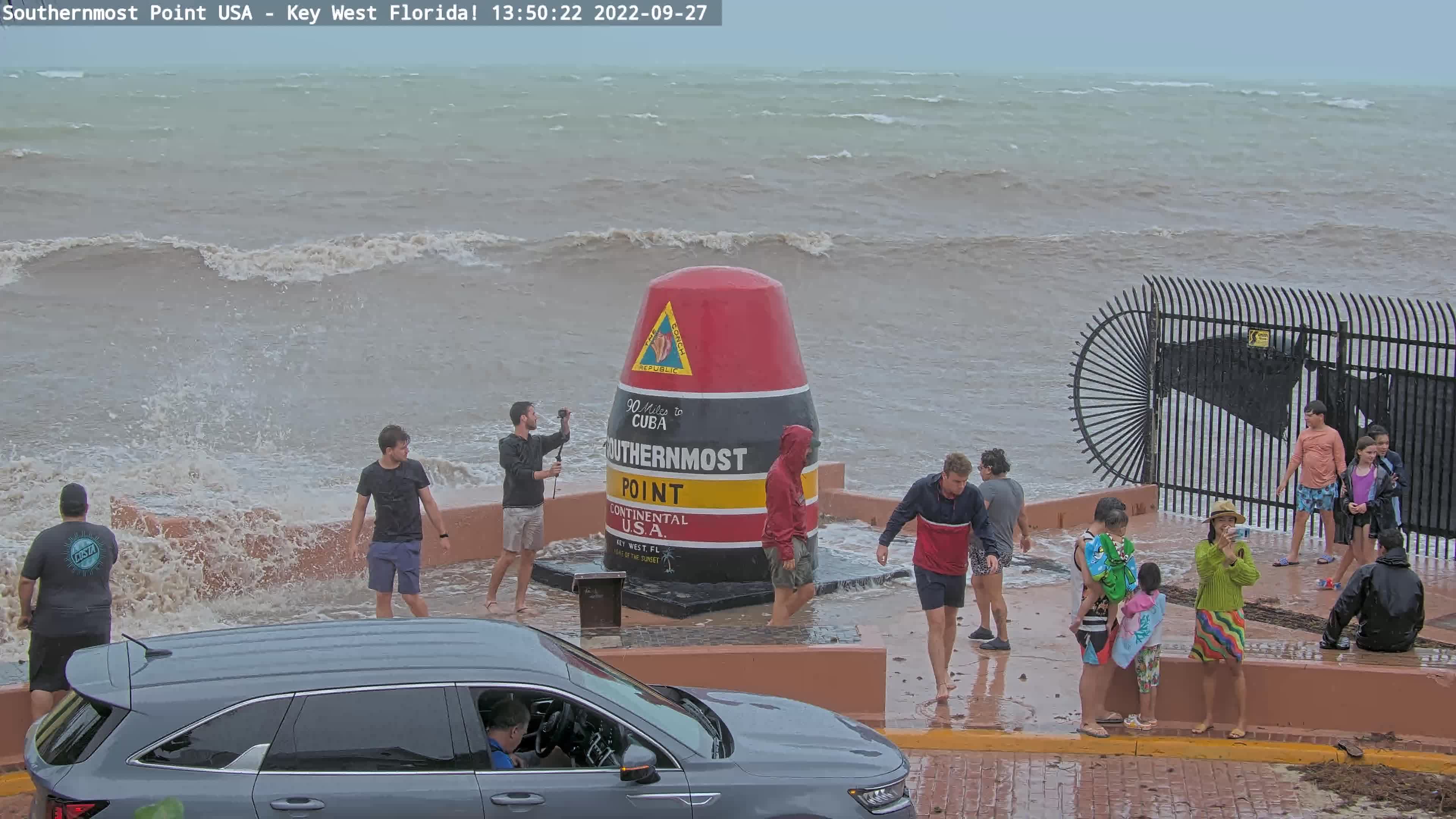 Southernmost Point Webcam Ian (2022)