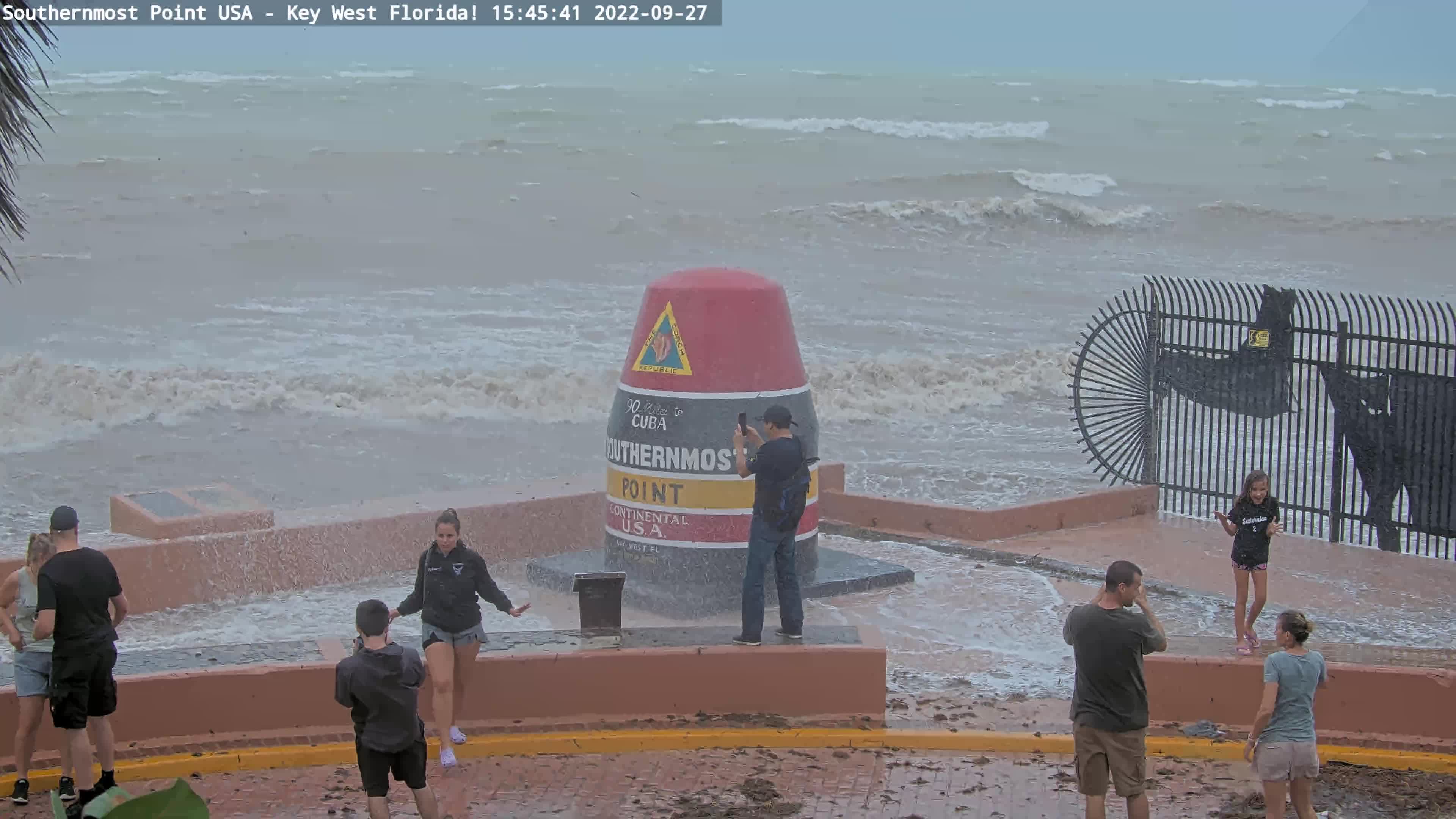 Southernmost Point Webcam Ian (2022)