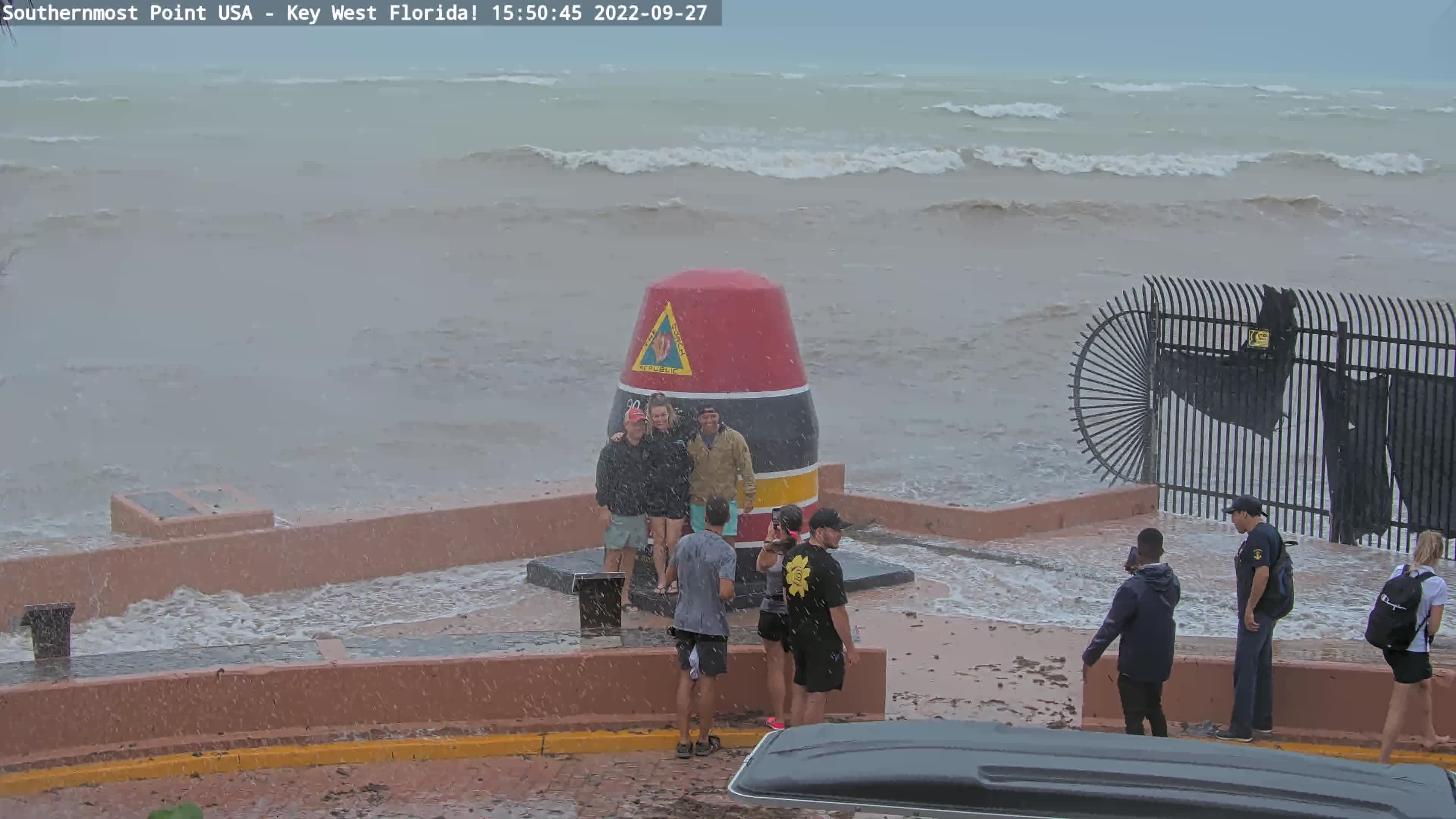 Southernmost Point Webcam Ian (2022)