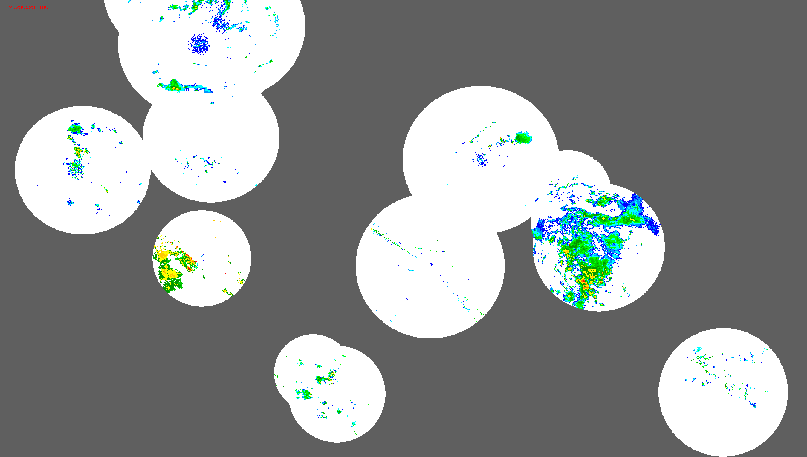 Barbados Weather Caribbean Radar Mosaic Animation for Bret (2023)