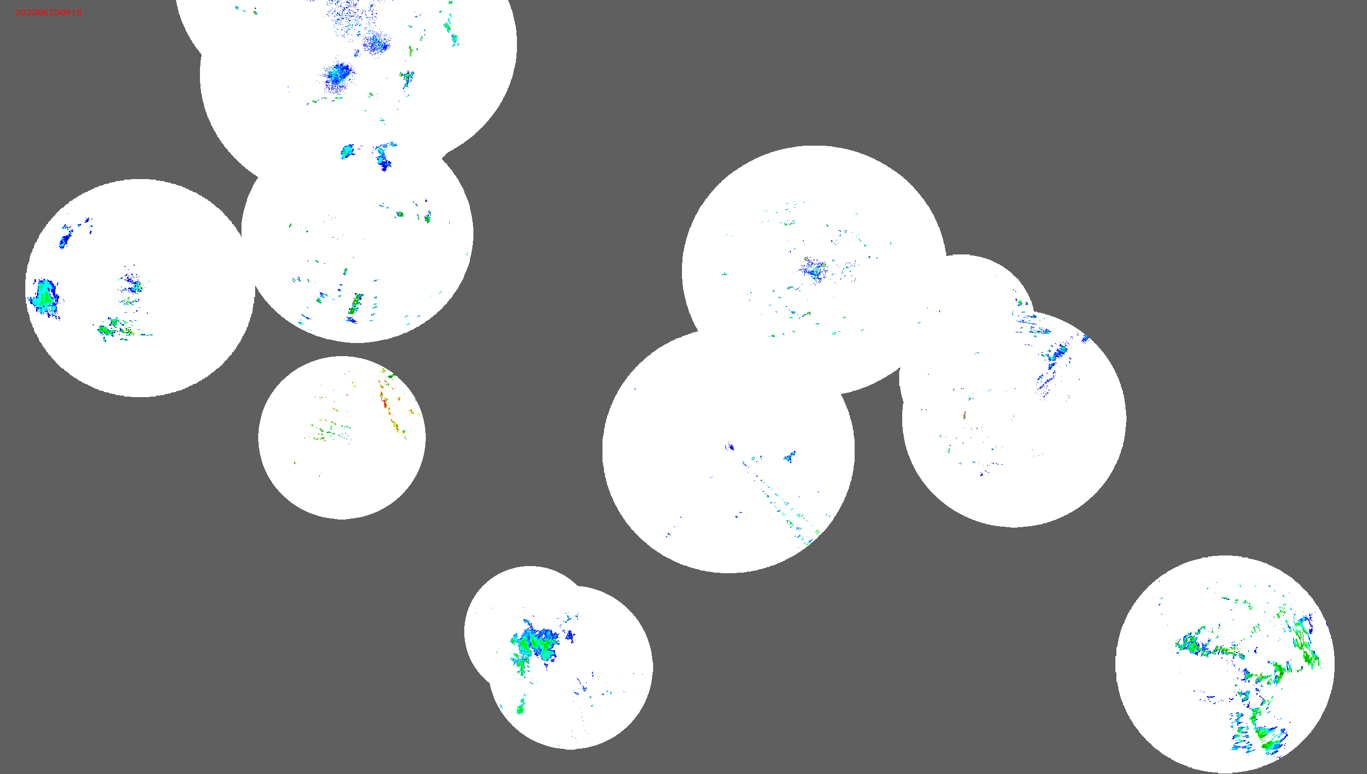 Barbados Weather Caribbean Radar Mosaic Animation for Bret (2023)