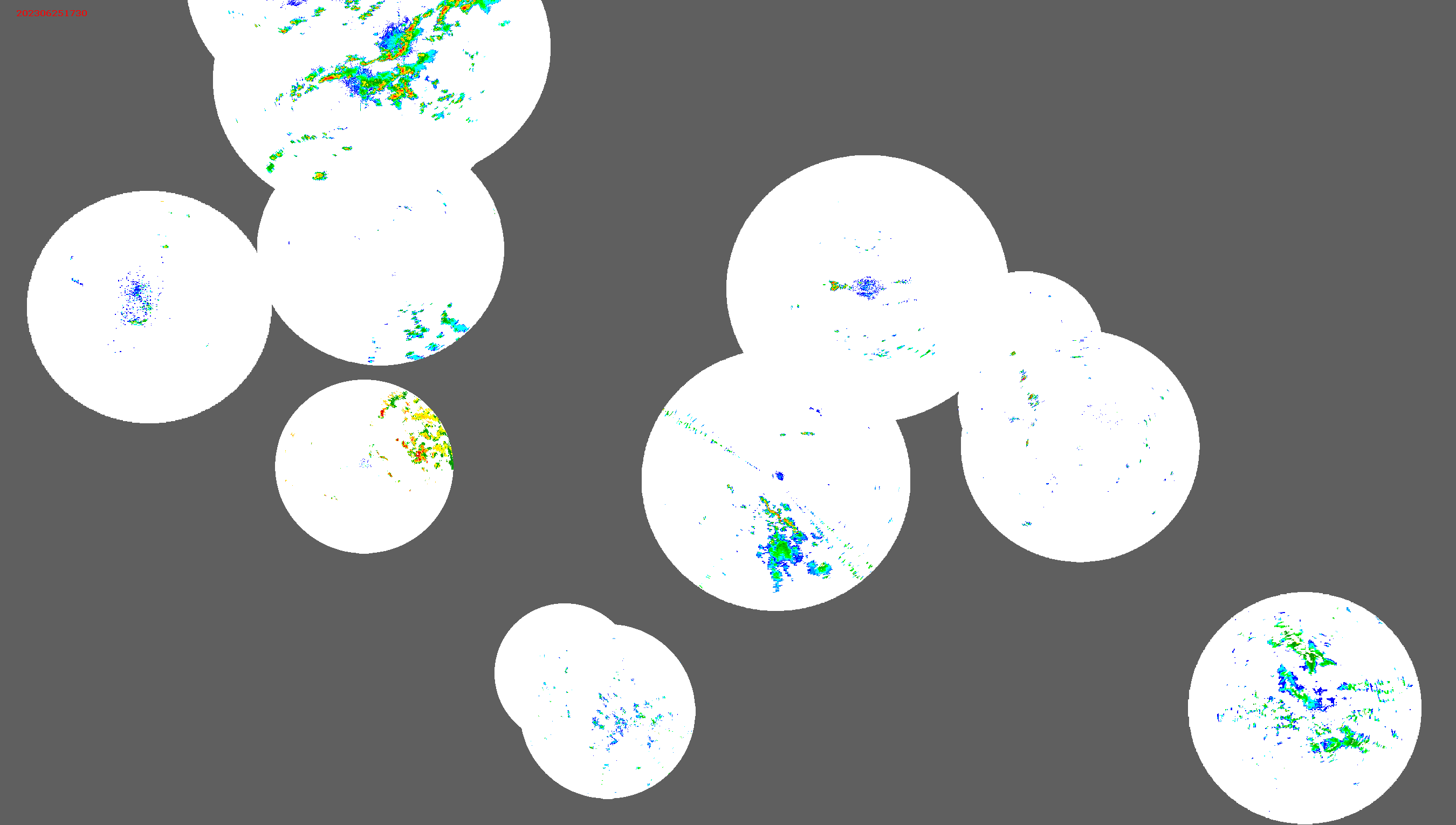 Barbados Weather Caribbean Radar Mosaic Animation for Bret (2023)