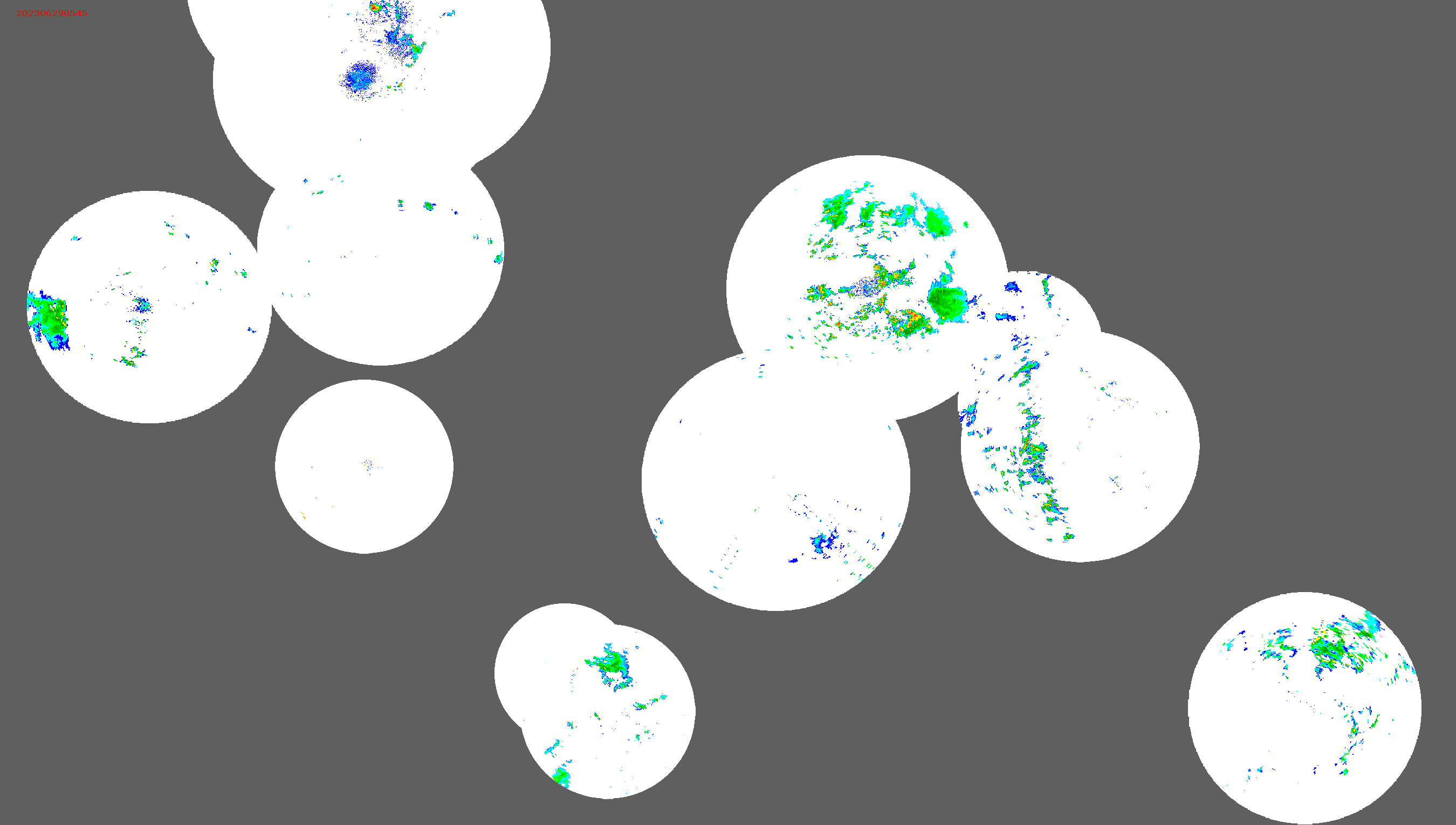 Barbados Weather Caribbean Radar Mosaic Animation for Bret (2023)