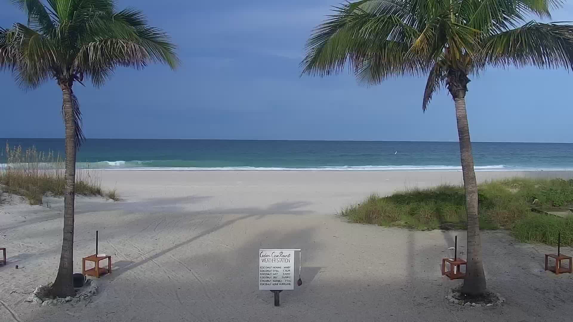 Cedar Key Beach Cam Recording Idalia (2023)
