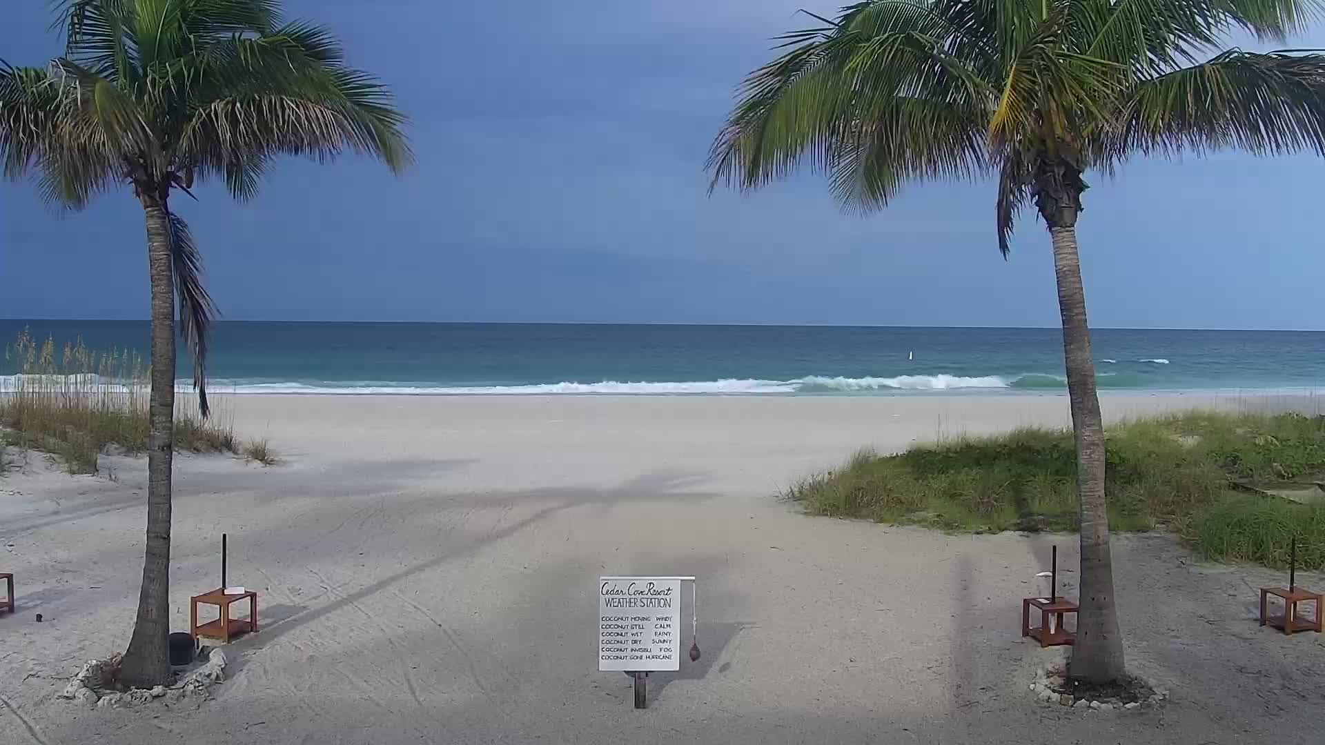 Cedar Key Beach Cam Recording Idalia (2023)
