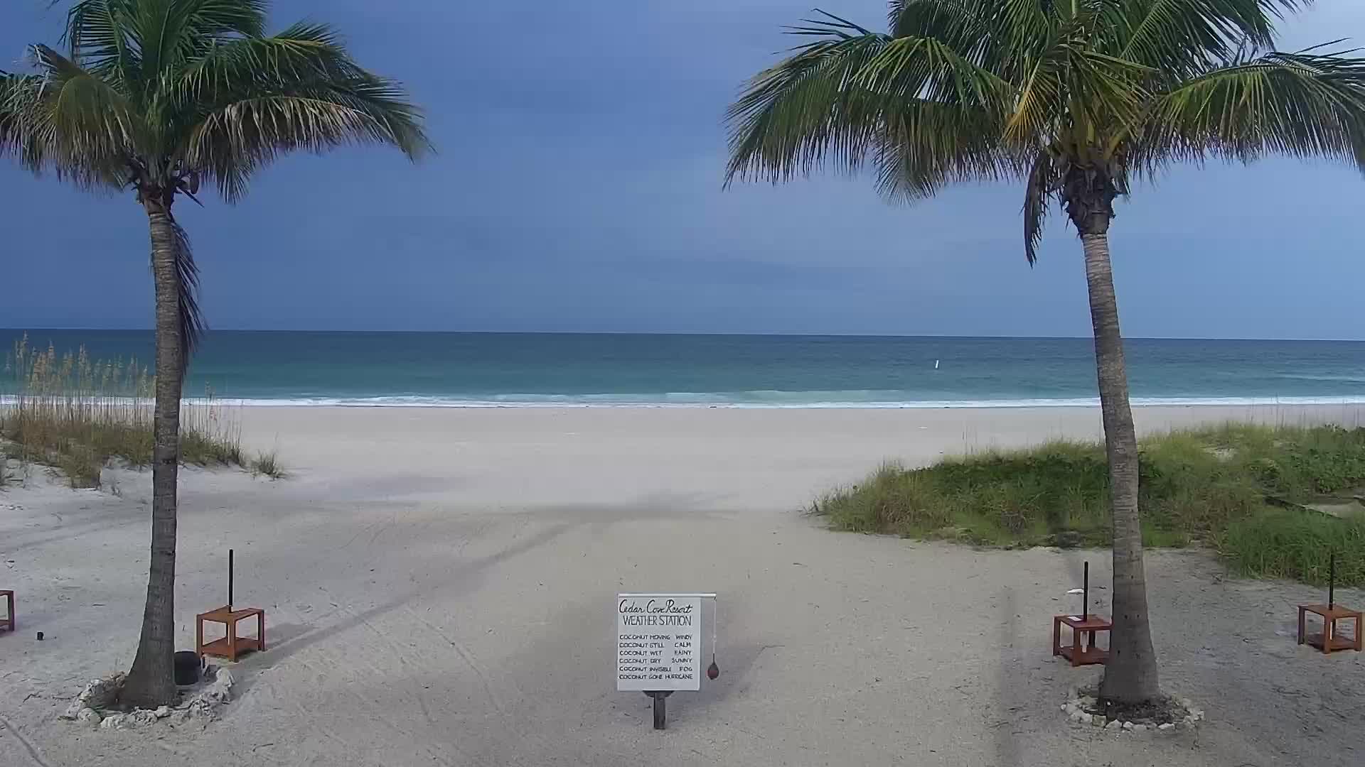 Cedar Key Beach Cam Recording Idalia (2023)